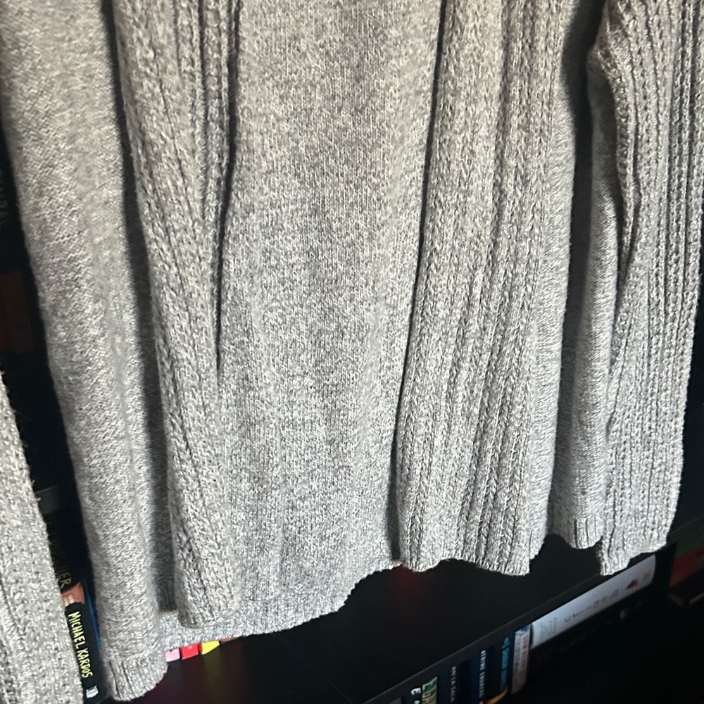 Sonoma Women's Gray Cardigan Sweater - Picture 3 of 6